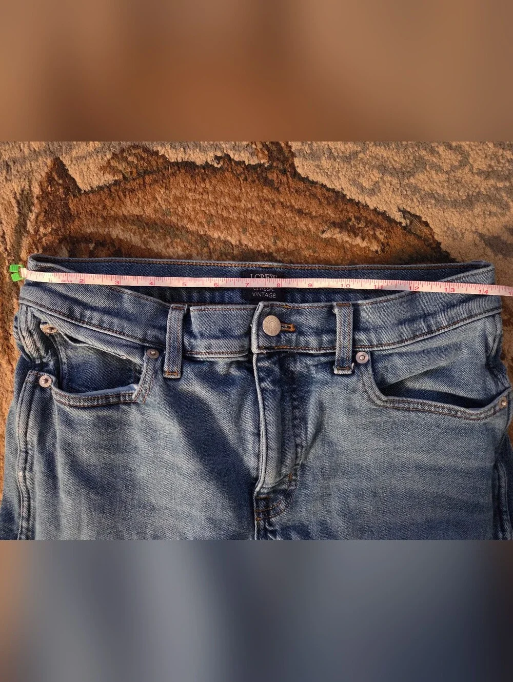 J Crew 90s Vintage Classic Straight Denim‎ Jeans Light Wash High Rise Size 29